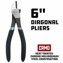 Powerbuilt 6 Inch Pro Tech Diagonal Pliers - 645032 -Powerbuilt Tools Store Online 645032 6in20diagonal 02