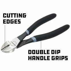Powerbuilt 6 Inch Pro Tech Diagonal Pliers - 645032 -Powerbuilt Tools Store Online 645032 6in20diagonal 03
