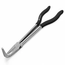 Powerbuilt 11 Inch Pro Tech 90° Long Reach Long Nose Pliers - 645040