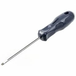 Powerbuilt 1/8 x 3 Inch Slotted Screwdriver with Acetate Handle - 646113