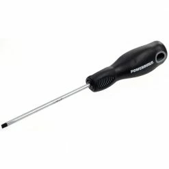 Powerbuilt 1/8 x 3 Inch Slotted Screwdriver with Double Injection Handle - 646130