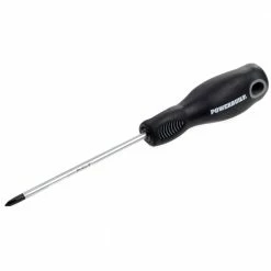 Powerbuilt #0 X 3 Inch Phillips Screwdriver with Double Injection Handle - 646139