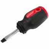 Powerbuilt 1/4 Inch Slotted Screwdriver with Double Injection Handle - 646170