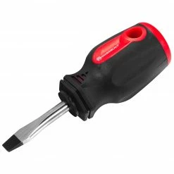 Powerbuilt 1/4 Inch Slotted Screwdriver with Double Injection Handle - 646170