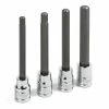 Powerbuilt 4 Pc. 3/8-Inch Drive Metric Long Reach Hex Bit Socket Set - 647060