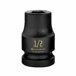 Powerbuilt 1/2 Inch Drive x 1/2 Inch 6 Point Impact Socket - 647151