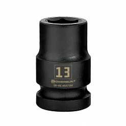 Powerbuilt 1/2 Inch Drive x 13 MM 6 Point Impact Socket - 647160
