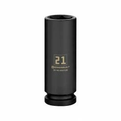 Powerbuilt 1/2 Inch Drive x 21 MM 6 Point Deep Impact Socket - 647189