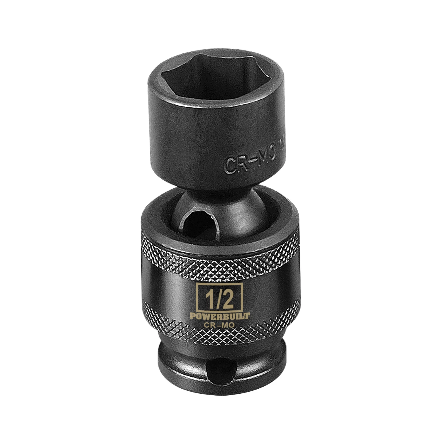 Powerbuilt 1/4" Drive 1/2" Universal Impact 6 Pt Socket - 647214 1 Powerbuilt 1/4" Drive 1/2" Universal Impact 6 Pt Socket - 647214