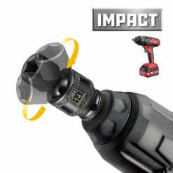 Powerbuilt 3/8" Drive 6 Pt. Metric Universal Impact Socket 14mm - 647226 9 Powerbuilt 3/8" Drive 6 Pt. Metric Universal Impact Socket 14mm - 647226 -Powerbuilt Tools Store Online 647226 04
