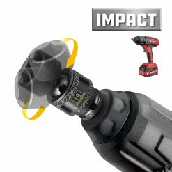 Powerbuilt 3/8" Drive 6 Pt. Metric Universal Impact Socket 19mm - 647229 9 Powerbuilt 3/8" Drive 6 Pt. Metric Universal Impact Socket 19mm - 647229 -Powerbuilt Tools Store Online 647229 04