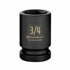 Powerbuilt Tools Store Online 30 Powerbuilt 3/8 in. Drive x 3/4 in. 6 Point Impact Socket - 647248