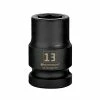 Powerbuilt 3/8 in. Drive x 13 mm 6 Point Impact Socket 13mm - 647252