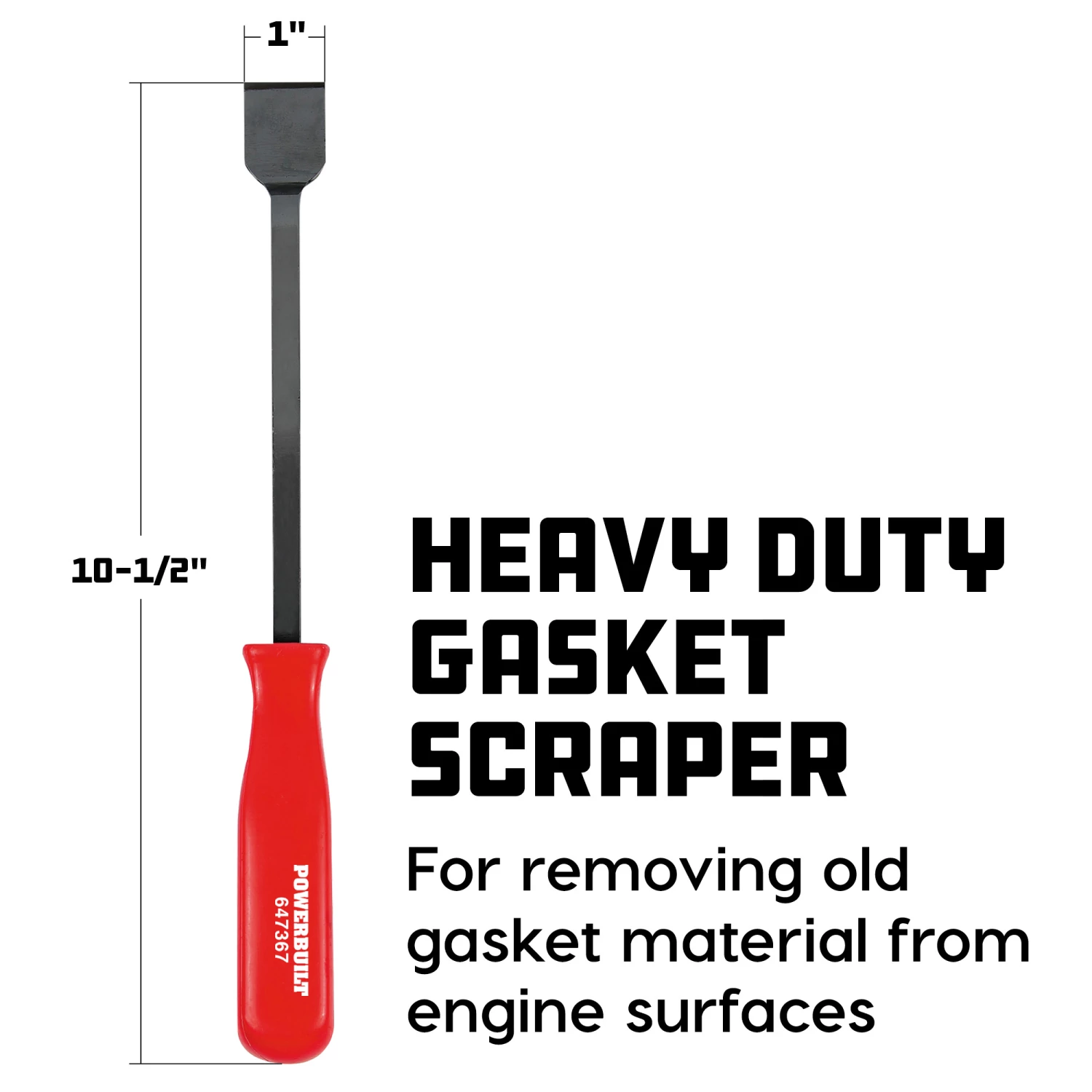 Powerbuilt Carbon Gasket Scraper - 647367 2 Powerbuilt Carbon Gasket Scraper - 647367 - Image 2