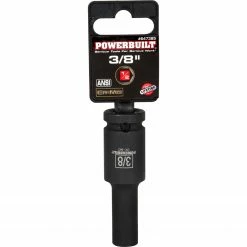 Powerbuilt 1/2 Inch Drive x 3/8 Inch 6 Point Deep Impact Socket - 647385 -Powerbuilt Tools Store Online 647385v1 1