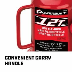 Powerbuilt 12 -Ton Shorty Bottle Jack - 647502 13 Powerbuilt 12 -Ton Shorty Bottle Jack - 647502 -Powerbuilt Tools Store Online 647502 07