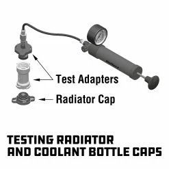 Powerbuilt European Cooling System Adapter Test Kit - 647644 10 Powerbuilt European Cooling System Adapter Test Kit - 647644 -Powerbuilt Tools Store Online 647642 06 1