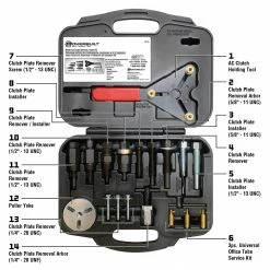 Powerbuilt Master A/C Clutch Removal and Installation Kit - 647756 -Powerbuilt Tools Store Online 647756 03