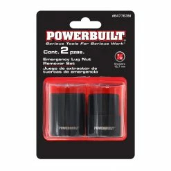 Powerbuilt 2 Pc. Emergency Lug Nut Remover Socket Set - 647763M -Powerbuilt Tools Store Online 647763m 05