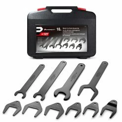 Powerbuilt 10 Pc. Master Fan Clutch Wrench Set Kit 127 - 647814