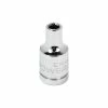 Powerbuilt 1/4 Inch Drive x 4 MM 6 Point Shallow Socket - 648280