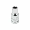 Powerbuilt 1/4 Inch Drive x 5 MM 6 Point Shallow Socket - 648281