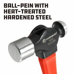Powerbuilt 16 oz. Ball-Peen Hammer with Fiberglass Handle - 648329 9 Powerbuilt 16 oz. Ball-Peen Hammer with Fiberglass Handle - 648329 -Powerbuilt Tools Store Online 648329 16oz 04