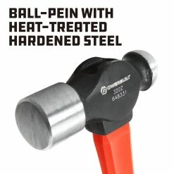 Powerbuilt 32 oz. Ball Pein Hammer With Fiberglass Handle - 648331 -Powerbuilt Tools Store Online 648331 32oz 04