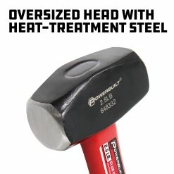 Powerbuilt 2-1/2 Pound Hand Drilling Sledge Hammer - 648332 9 Powerbuilt 2-1/2 Pound Hand Drilling Sledge Hammer - 648332 -Powerbuilt Tools Store Online 648332 04