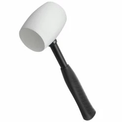 Powerbuilt 16 Ounce White Rubber Mallet - 648336