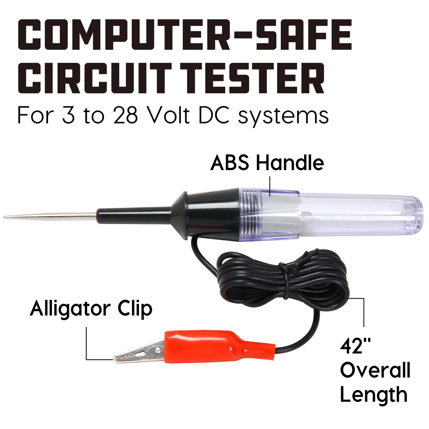 Powerbuilt Computer Safe Circuit Tester - 648344 2 Powerbuilt Computer Safe Circuit Tester - 648344 - Image 2