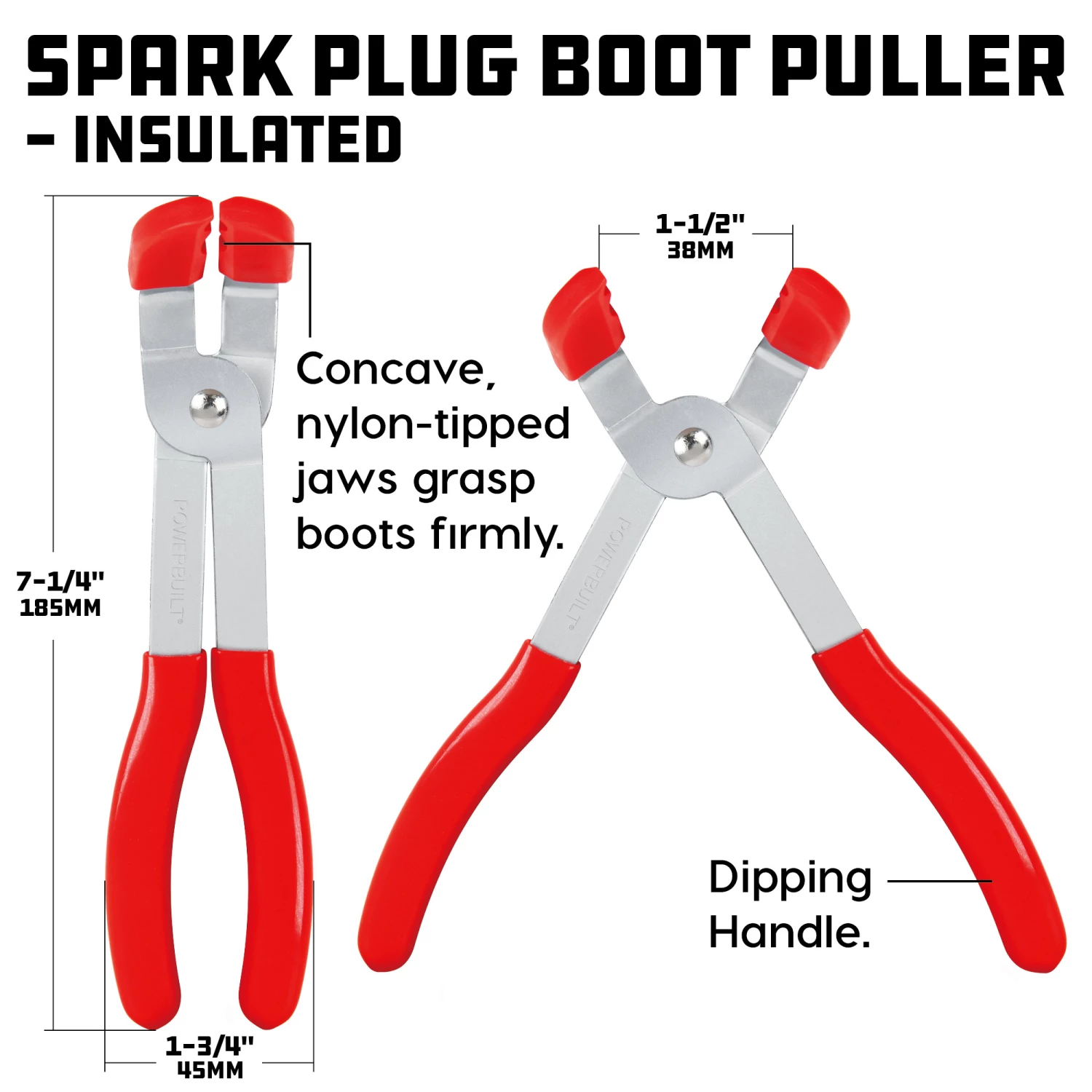 Powerbuilt Spark Plug Wire Pliers - 648427 2 Powerbuilt Spark Plug Wire Pliers - 648427 - Image 2