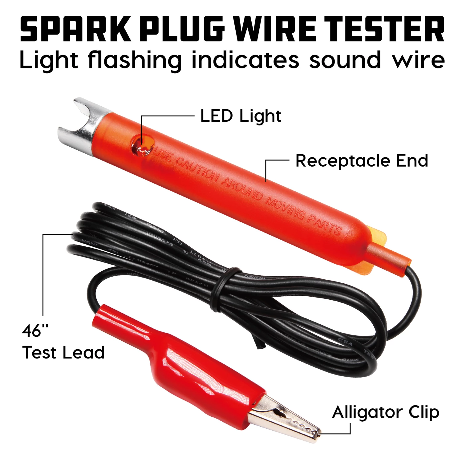 Powerbuilt Spark Plug Wire Tester - 648429 3 Powerbuilt Spark Plug Wire Tester - 648429 - Image 3