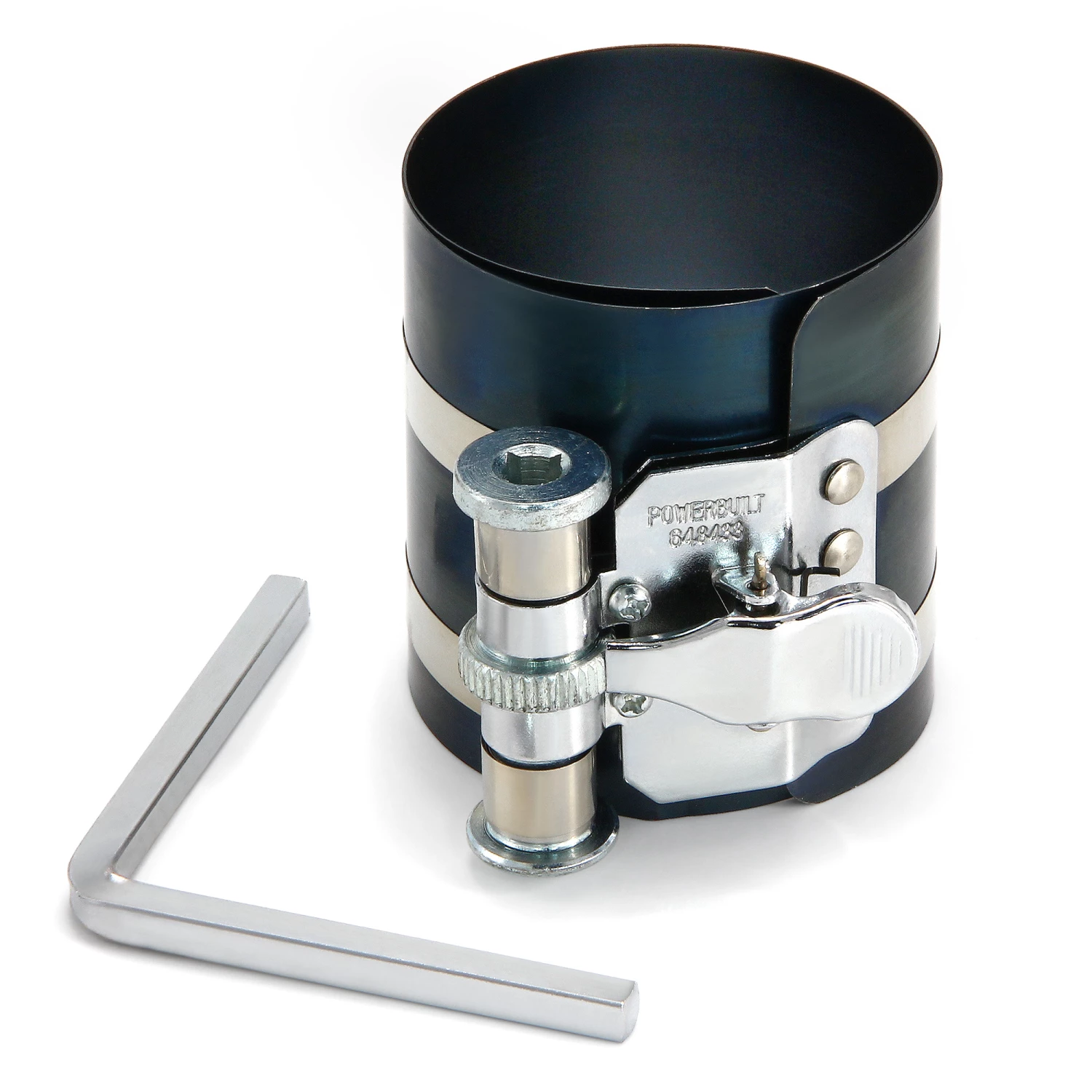 Powerbuilt Piston Ring Compressor , Range from 2 in. to 5 in. - 648433 1 Powerbuilt Piston Ring Compressor , Range from 2 in. to 5 in. - 648433