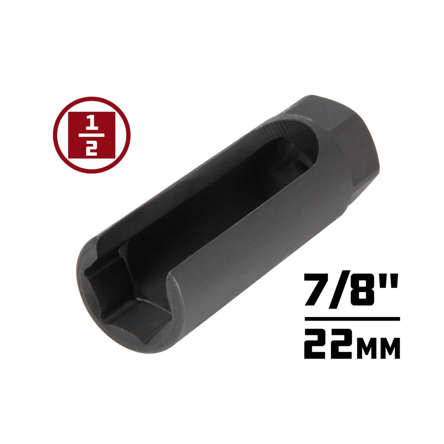 Powerbuilt 1/2 Inch Drive 7/8 Inch 22 MM Oxygen O2 Sensor Socket - 648442 2 Powerbuilt 1/2 Inch Drive 7/8 Inch 22 MM Oxygen O2 Sensor Socket - 648442 - Image 2