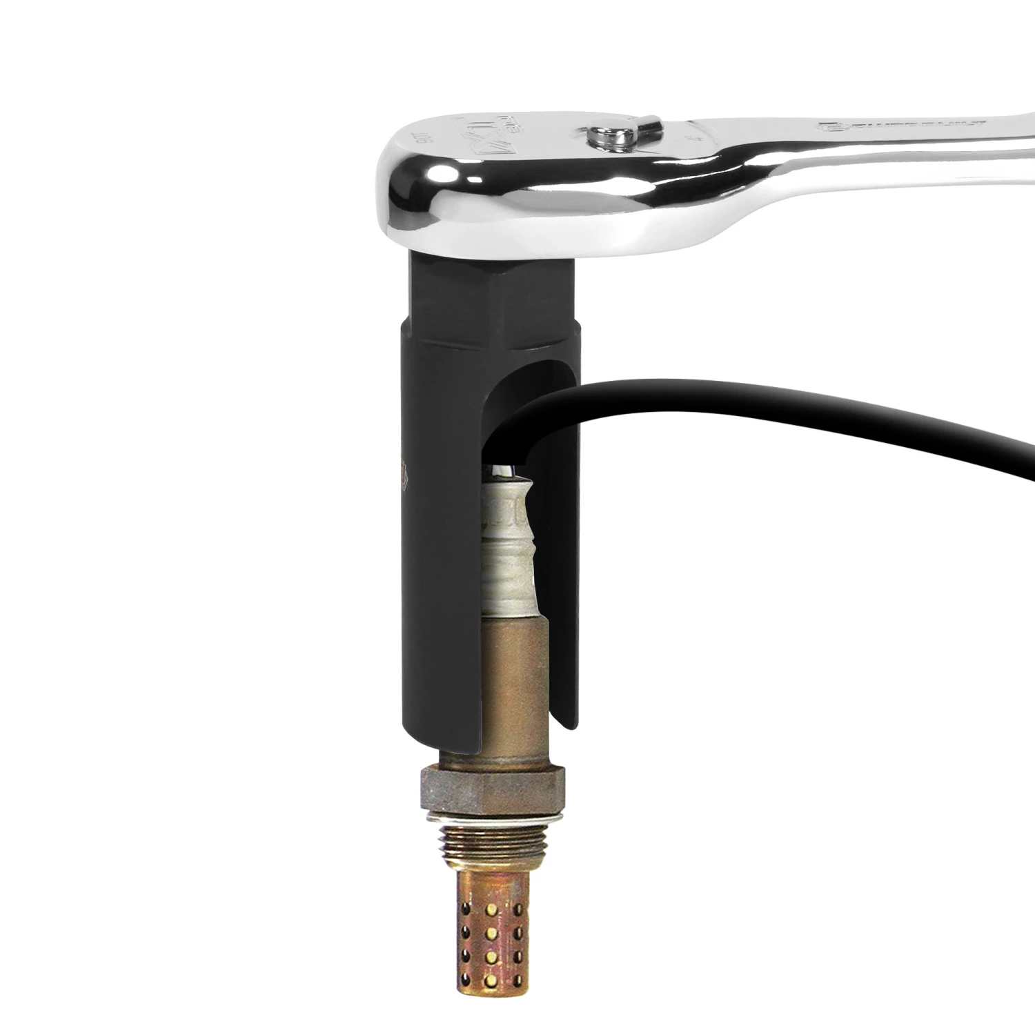 Powerbuilt 1/2 Inch Drive 7/8 Inch 22 MM Oxygen O2 Sensor Socket - 648442 4 Powerbuilt 1/2 Inch Drive 7/8 Inch 22 MM Oxygen O2 Sensor Socket - 648442 - Image 4