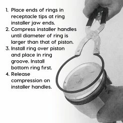 Powerbuilt Piston Ring Installer with Comfort Grip Handle - 648449 -Powerbuilt Tools Store Online 648449 04