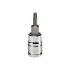 Powerbuilt 1/4 Inch Drive T-15 Tamper Proof Star Bit Socket - 648497