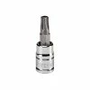 Powerbuilt 1/4 in. Drive T30 Tamper Proof Torx Bit Socket - 648503