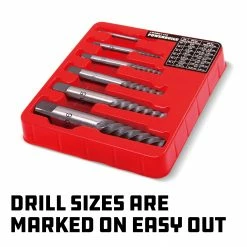 Powerbuilt 6 Piece Screw Extractor Set - 648511 -Powerbuilt Tools Store Online 648511m 06