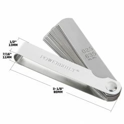Powerbuilt 26 Blade Master Feeler Gauge Set - 648517 7 Powerbuilt 26 Blade Master Feeler Gauge Set - 648517 -Powerbuilt Tools Store Online 648517 03