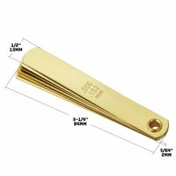 Powerbuilt 6 Blade Non-Magnetic Feeler Gauge - 648519 -Powerbuilt Tools Store Online 648519 03