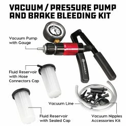 Powerbuilt Automotive Vacuum & Pressure Testing and Bleed Kit - 648532 -Powerbuilt Tools Store Online 648532 02