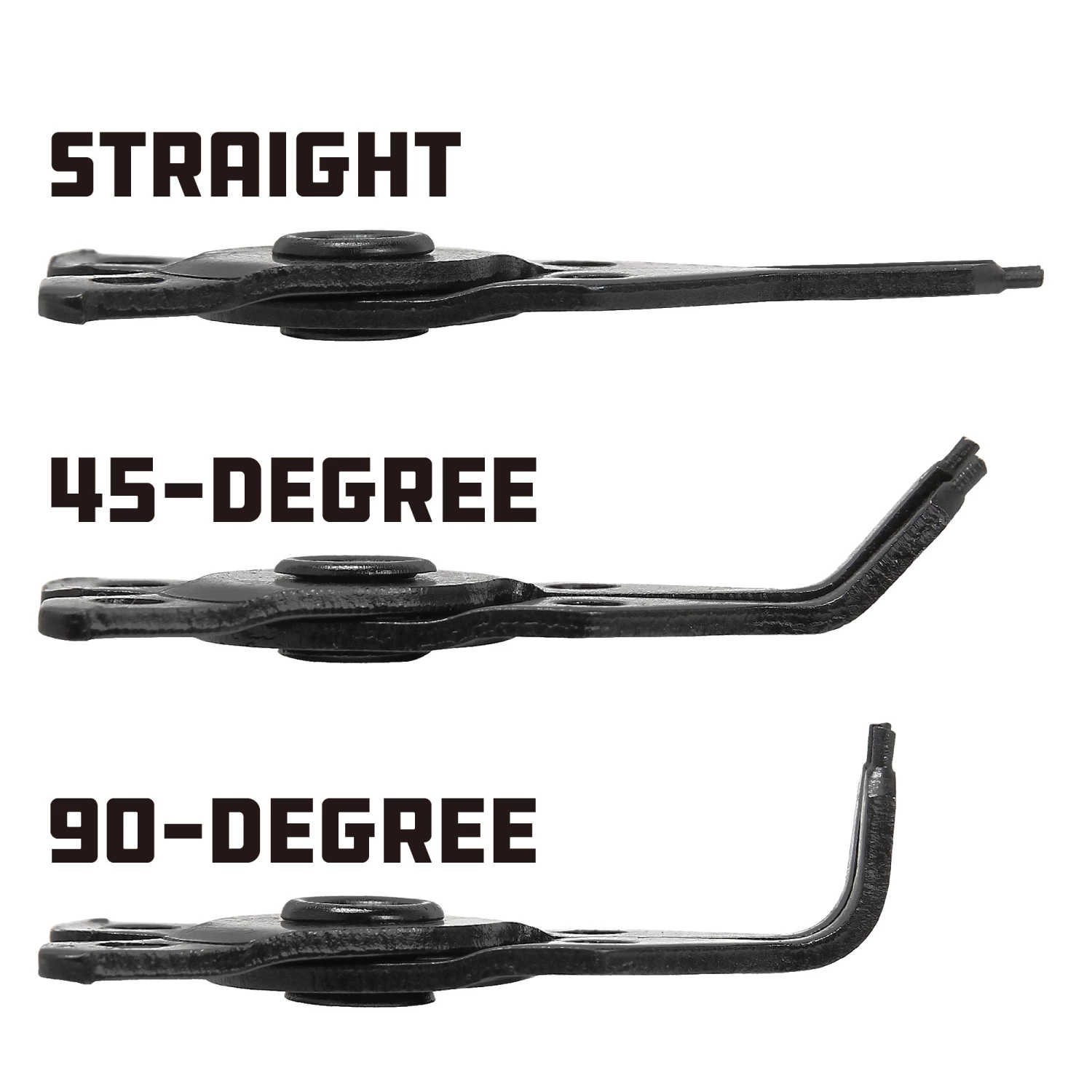 Powerbuilt Snap Ring Pliers Set, 4 interchangeable Heads, Straight, 45°, and 90° 3 Powerbuilt Snap Ring Pliers Set, 4 interchangeable Heads, Straight, 45°, and 90° - Image 3