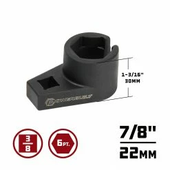 Powerbuilt Oxygen Sensor Socket Kit - 648625 -Powerbuilt Tools Store Online 648625 02