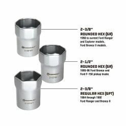 Powerbuilt 7 Piece Wheel Bearing Lock Nut Kit , Ford/ Dodge/ Toyota Trucks 10 Powerbuilt 7 Piece Wheel Bearing Lock Nut Kit , Ford/ Dodge/ Toyota Trucks -Powerbuilt Tools Store Online 648642 05