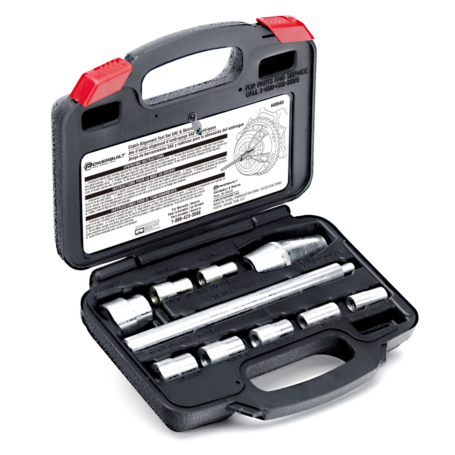 Powerbuilt SAE & Metric Clutch Alignment Tool Set - 648649 2 Powerbuilt SAE & Metric Clutch Alignment Tool Set - 648649 - Image 2
