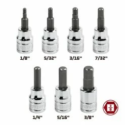 Powerbuilt 7 Piece 3/8 Inch Drive SAE Hex Bit Socket Set - 648661 9 Powerbuilt 7 Piece 3/8 Inch Drive SAE Hex Bit Socket Set - 648661 -Powerbuilt Tools Store Online 648661 02