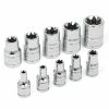 Powerbuilt 10 Pc. E-Torx Socket Set, From E4 to E18 - 648667