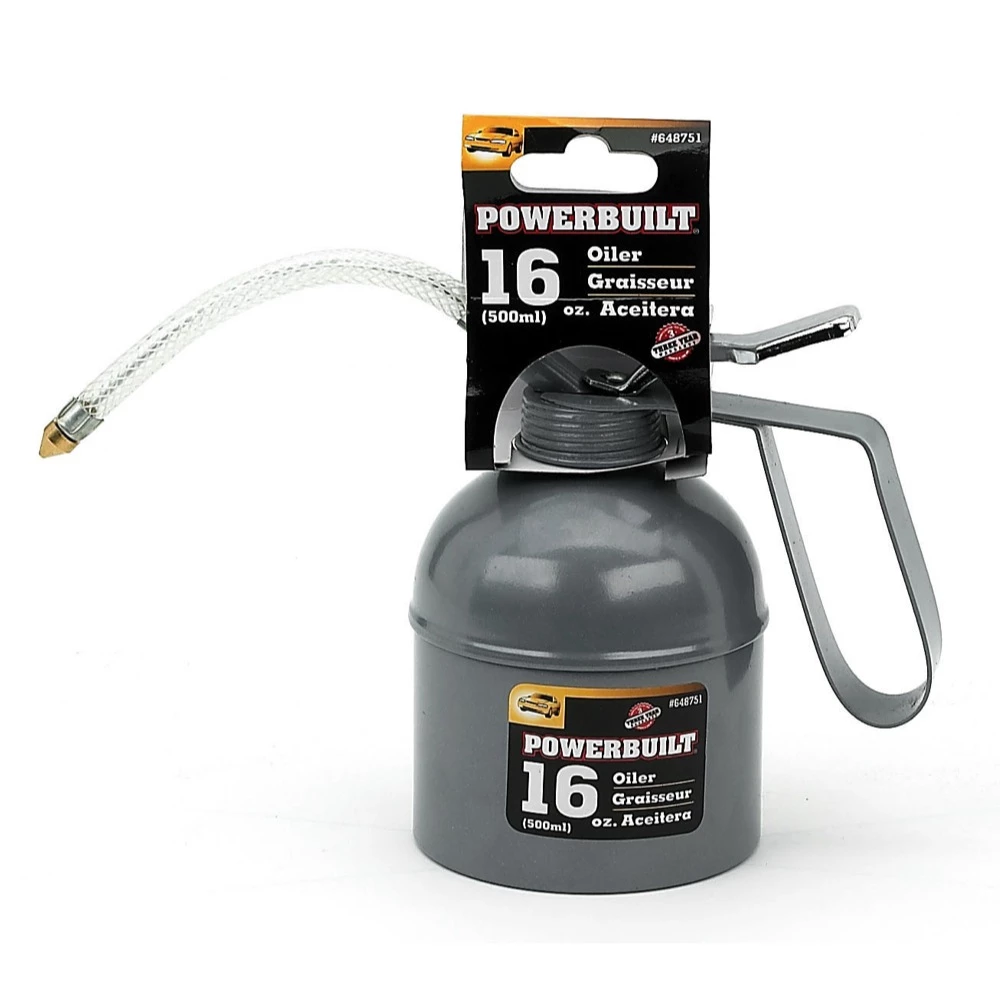 Powerbuilt 16 Ounce Oil Can - 648751 2 Powerbuilt 16 Ounce Oil Can - 648751 - Image 2